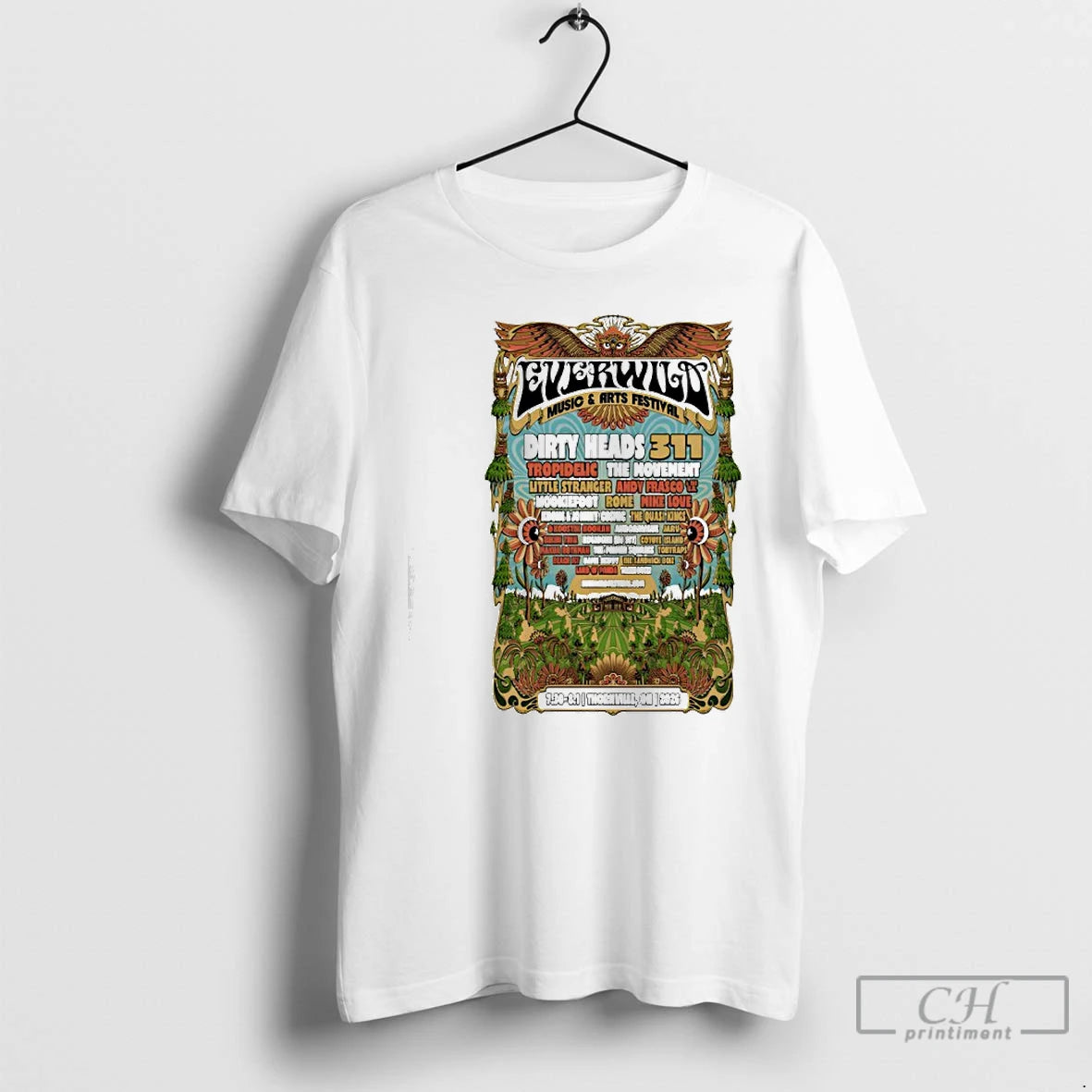 Premium Everwild Music And Arts Festival 7 30 8 1 2026 Thornville Oh T Shirts Hoodie, Sweatshirt | HypeCrazeTee.com