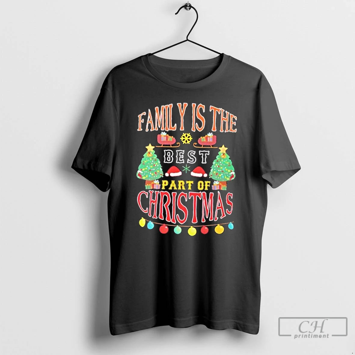 Premium Family Is The Best Part Of Christmas Trees T-Shirts, Hoodie, Sweatshirt | HypeCrazeTee.com
