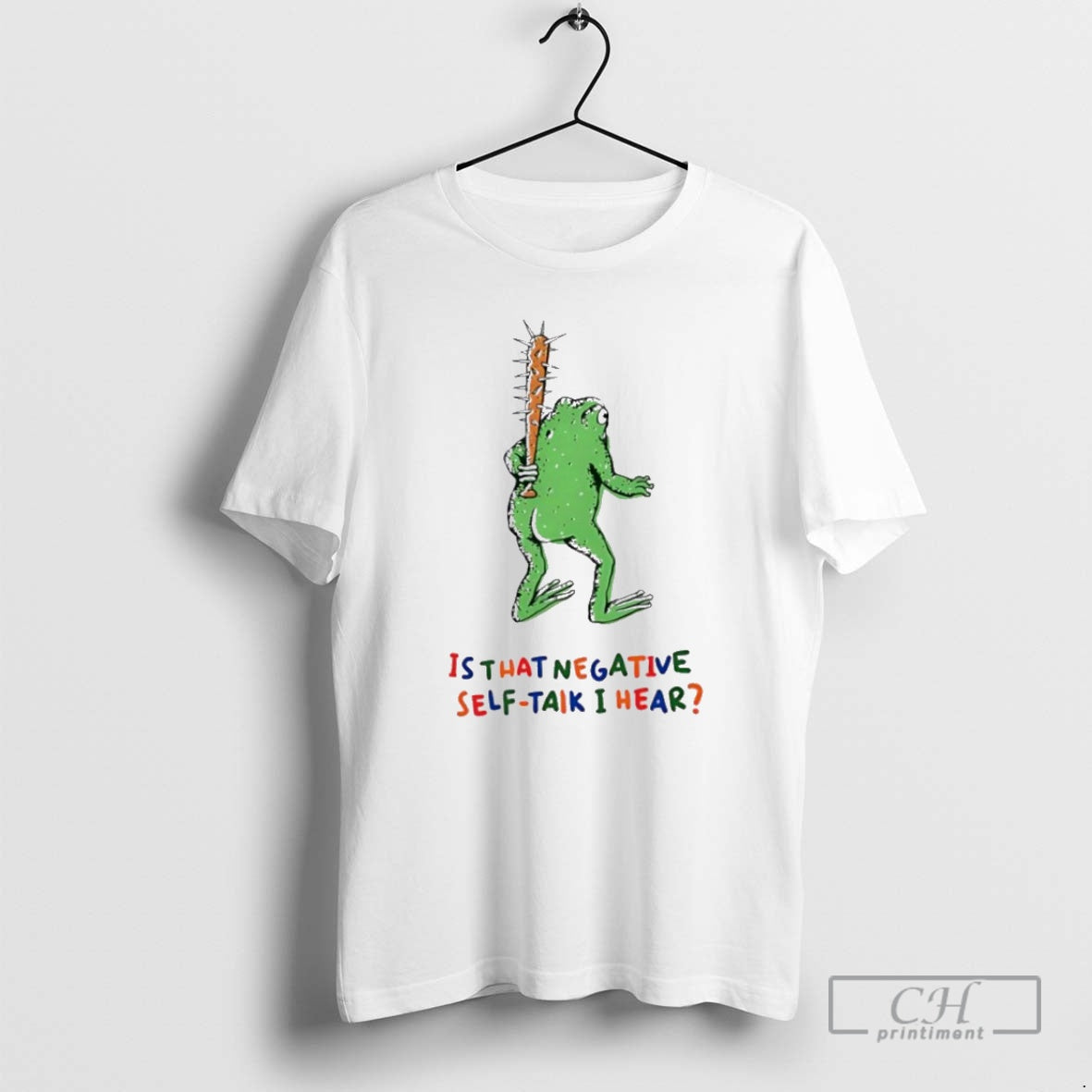 Premium Frog Is That Negative Self Talk I Hear Shirt Sweater Hoodie, Sweatshirt | HypeCrazeTee.com