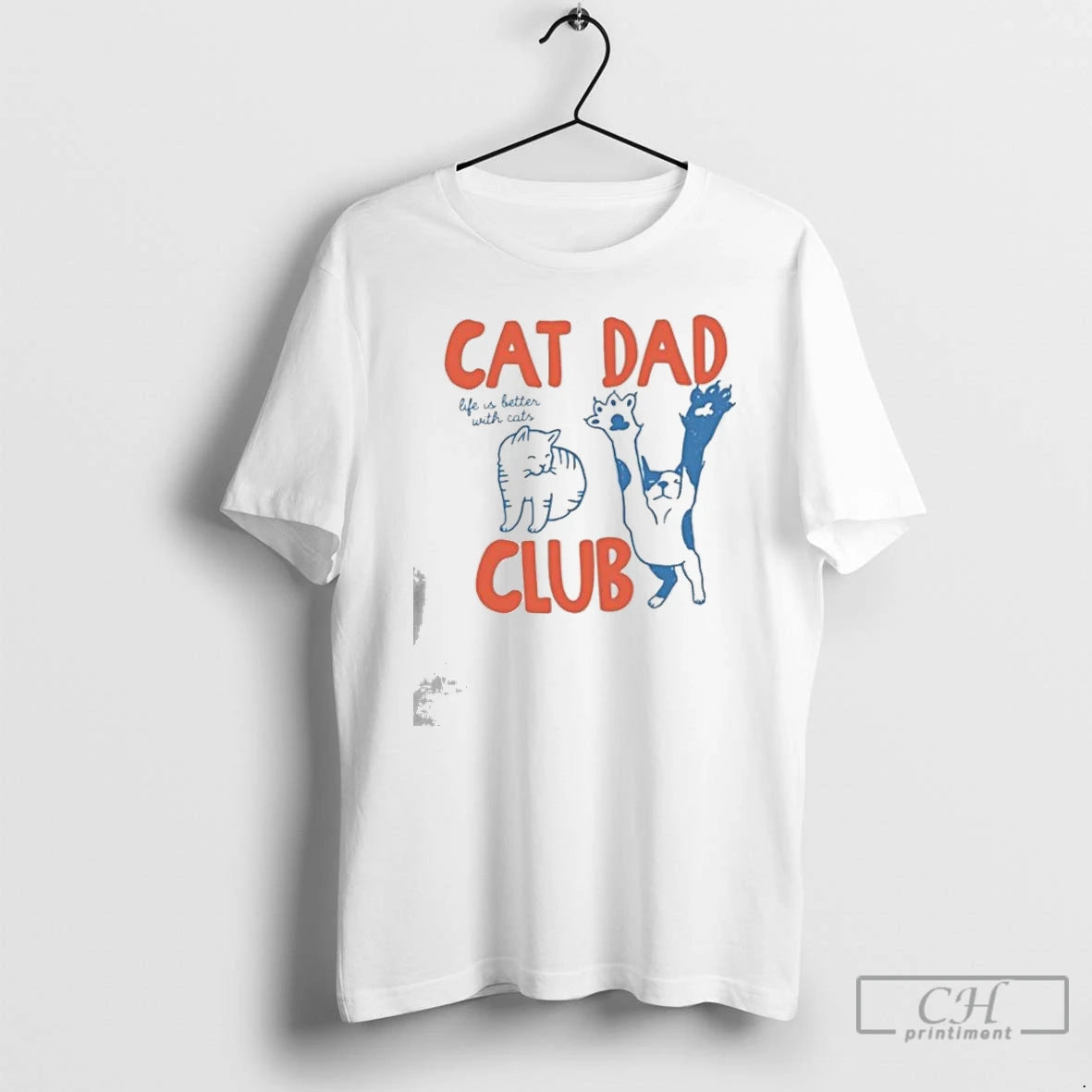 Premium Funny Cat Dad Club T-Shirts, Hoodie, Sweatshirt | HypeCrazeTee.com