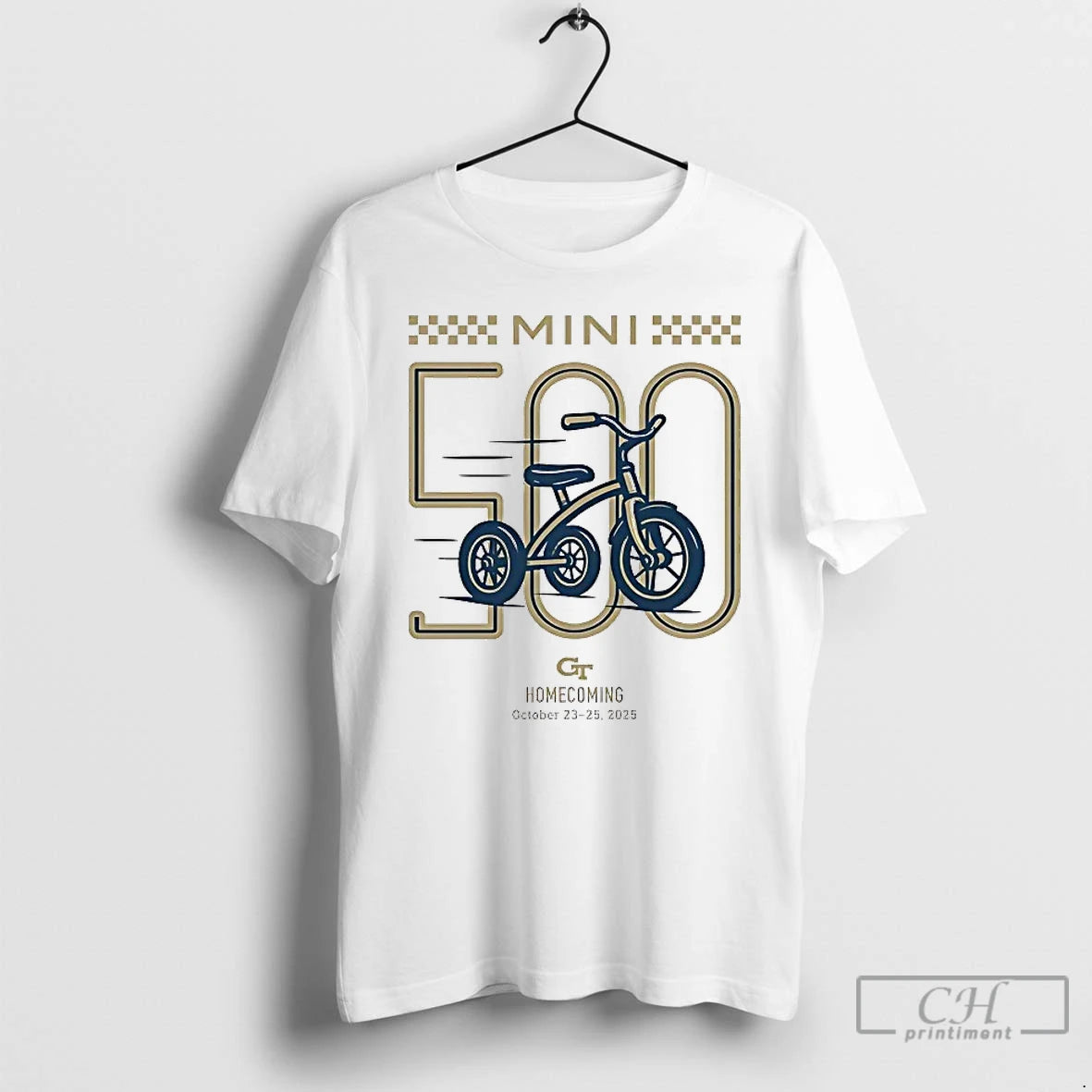 Premium Georgia Tech Mini 500 Homecoming 2025 T Shirts