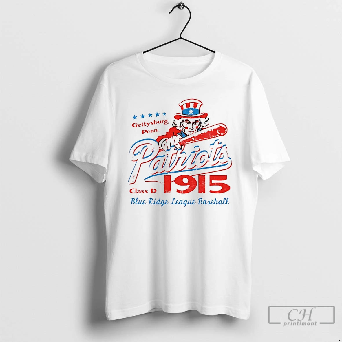 Premium Gettysburg Patriots Pennsylvania Vintage Defunct Baseball Teams T-Shirts, Hoodie, Sweatshirt | HypeCrazeTee.com
