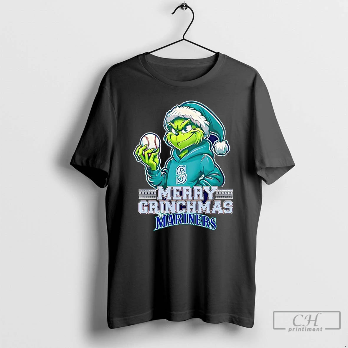 Premium Grinch Merry Grinchmas Seattle Mariners T Shirts