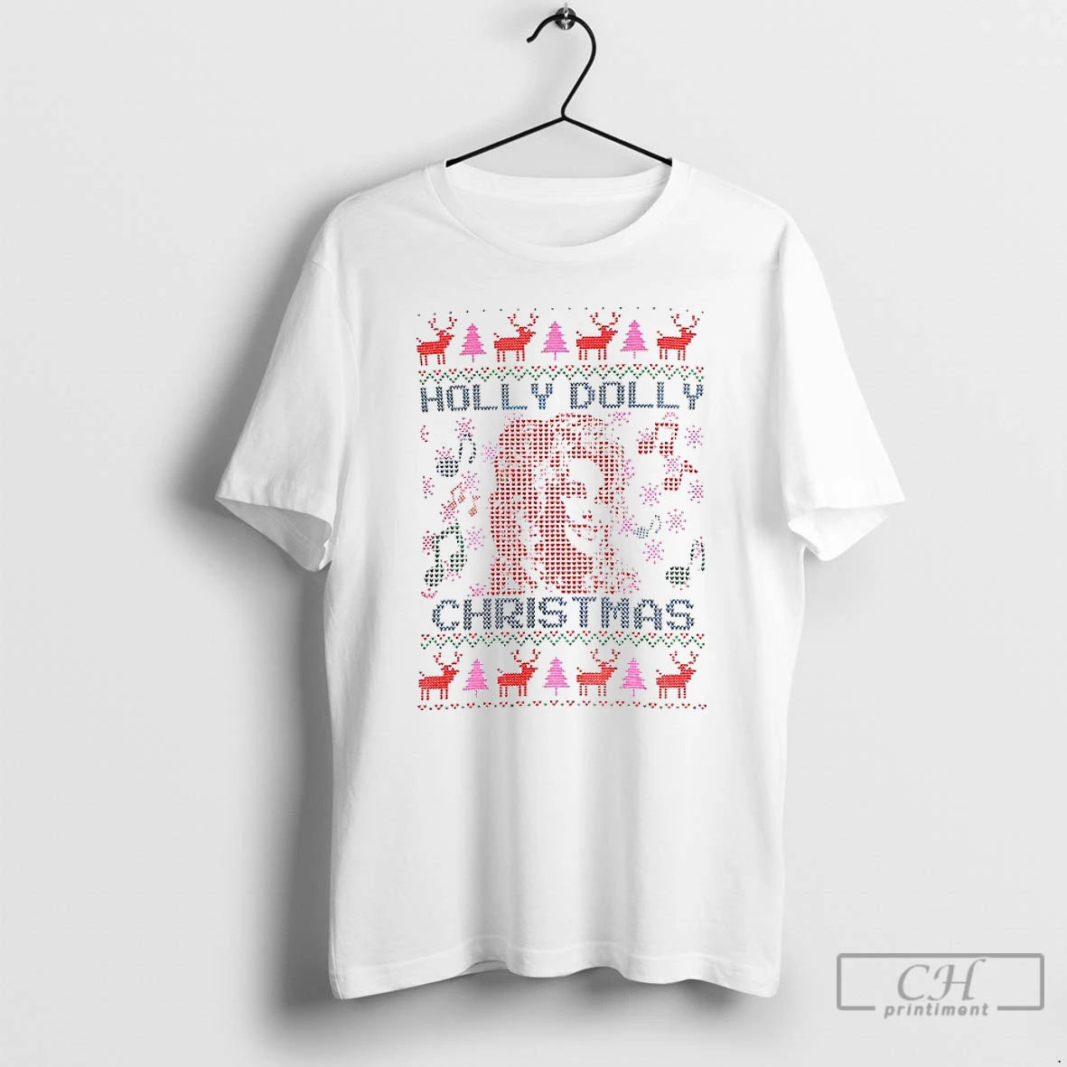 Premium Holly Dolly Christmas Merry Xmas T-Shirts, Hoodie, Sweatshirt | HypeCrazeTee.com