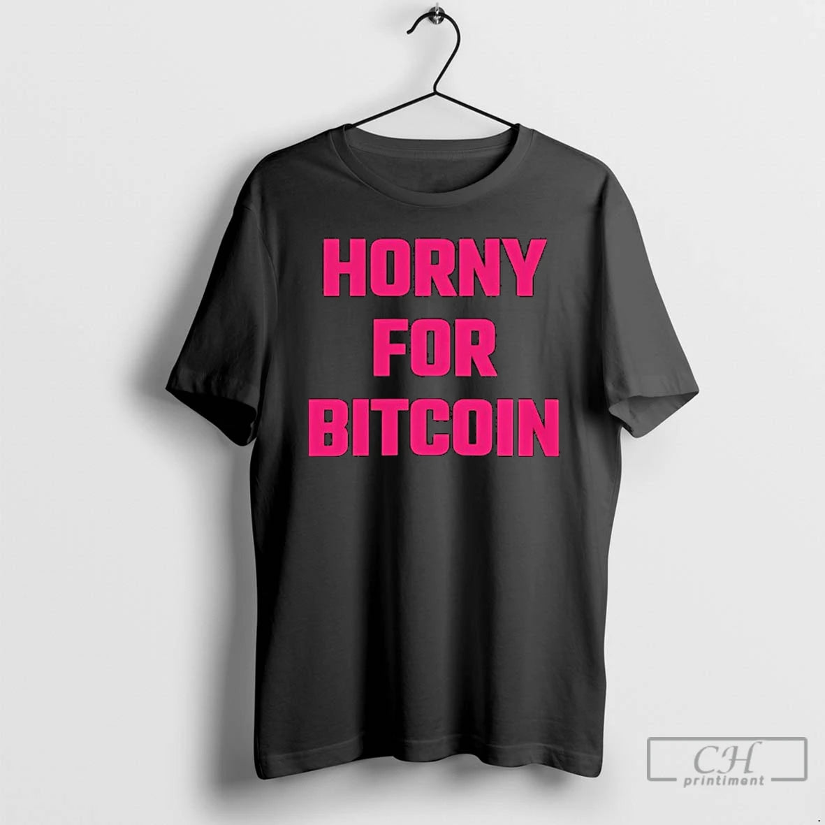 Premium Horny For Bitcoin T Shirts