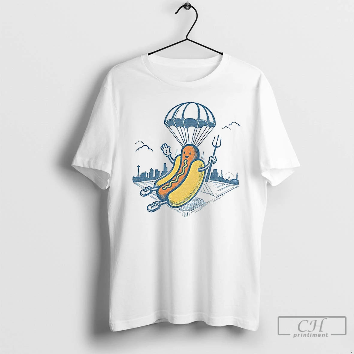 Premium Hot Dogs From Heaven Seattle Baseball T-Shirts, Hoodie, Sweatshirt | HypeCrazeTee.com