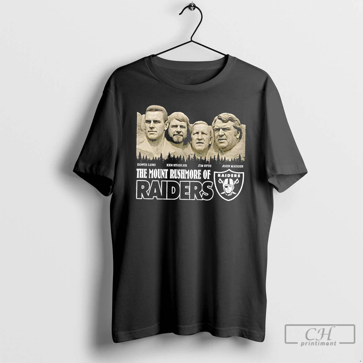 Premium Howie Long Ken Stabler Jim Otto John Madden The Mount Rushmore Of Las Vegas