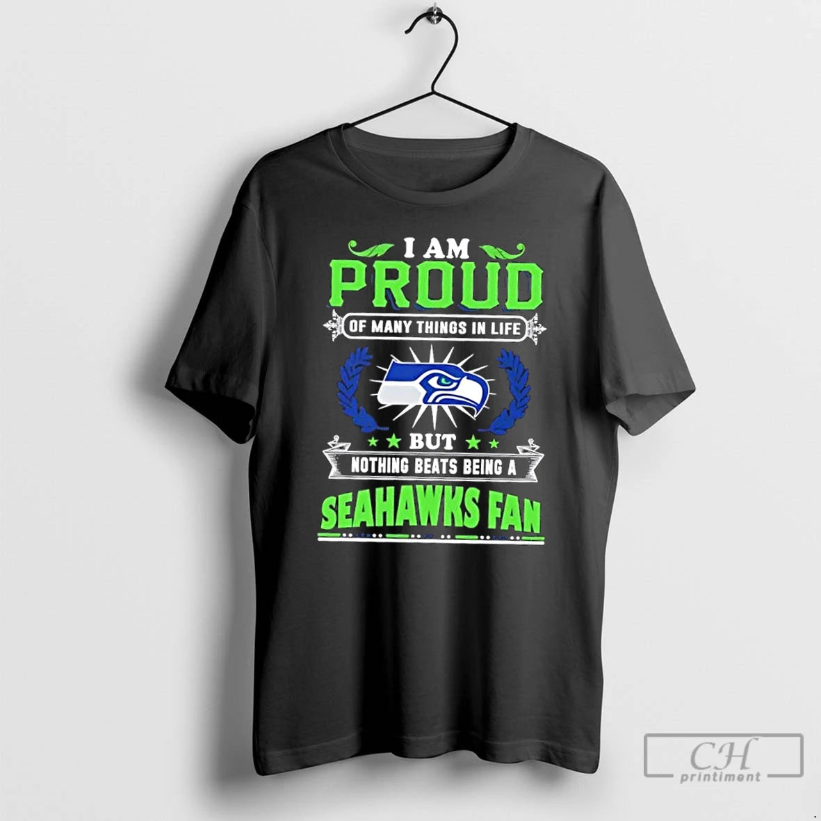 Premium I Am Proud Of Many Things In Life But Nothing Beats Being A Seattle T-Shirts, Hoodie, Sweatshirt | HypeCrazeTee.com