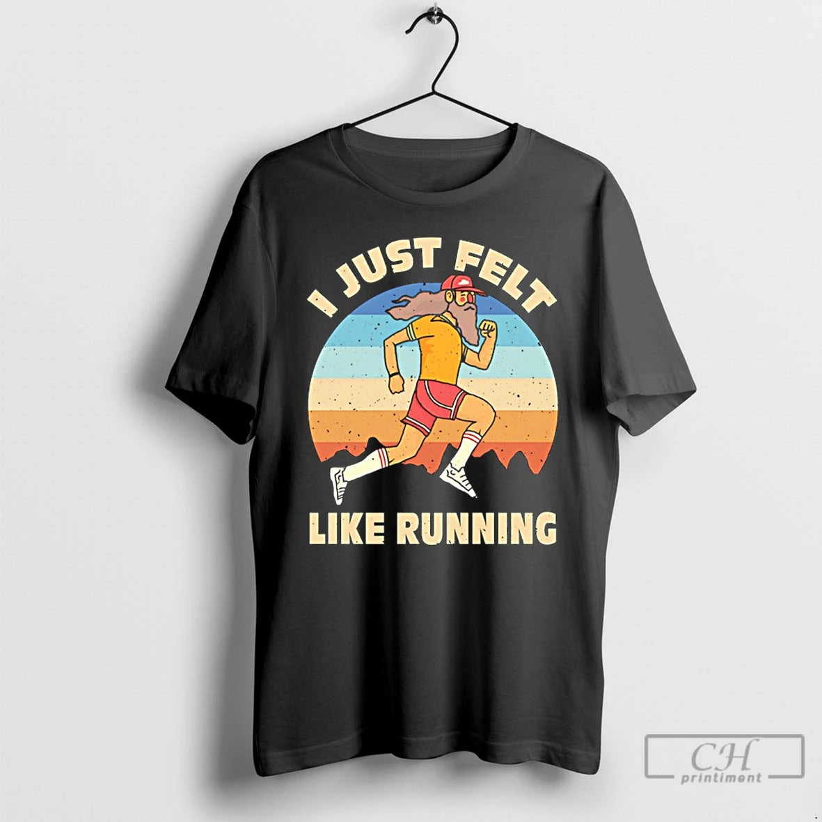 Premium I Just Felt Like Running Accidental Running Club Vintage T-Shirts, Hoodie, Sweatshirt | HypeCrazeTee.com