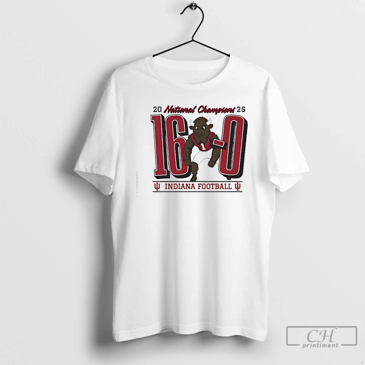 Premium Iu 16 0 National Champions Bison T-Shirts, Hoodie, Sweatshirt | HypeCrazeTee.com