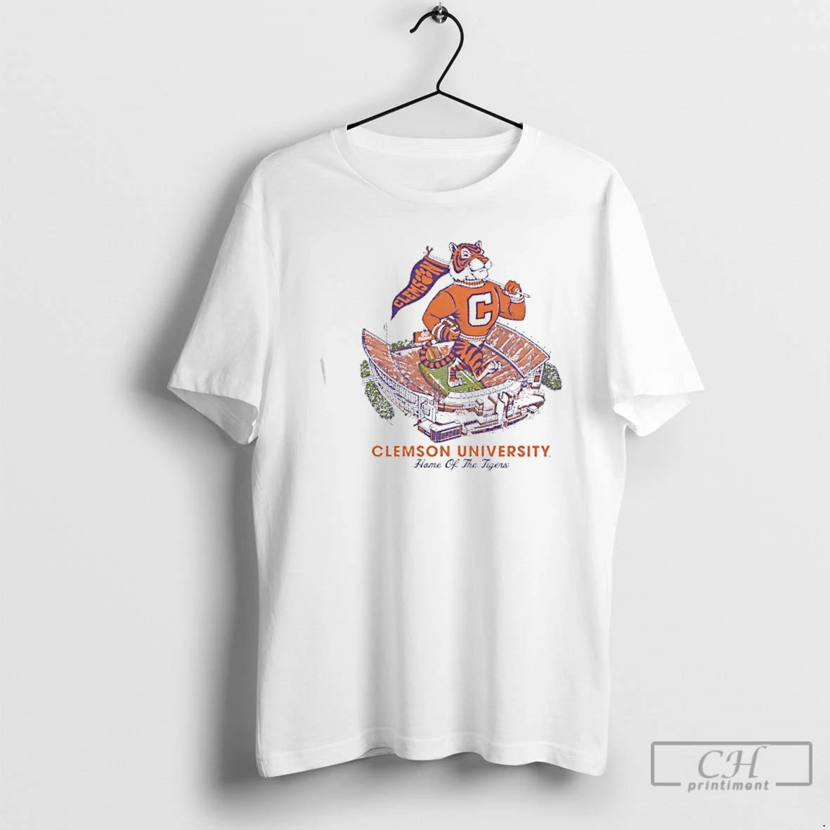 Premium In The Valley Clemson University Home Of The Tigers T-Shirts, Hoodie, Sweatshirt | HypeCrazeTee.com