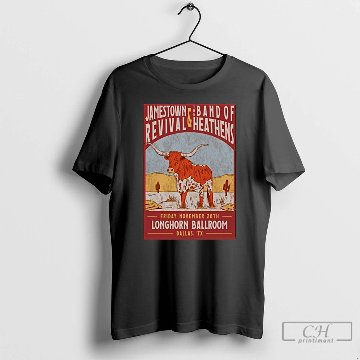 Premium Jamestown Revival And The Band Of Heathens November 28 2025 Dallas Tx T Shirts Hoodie, Sweatshirt | HypeCrazeTee.com