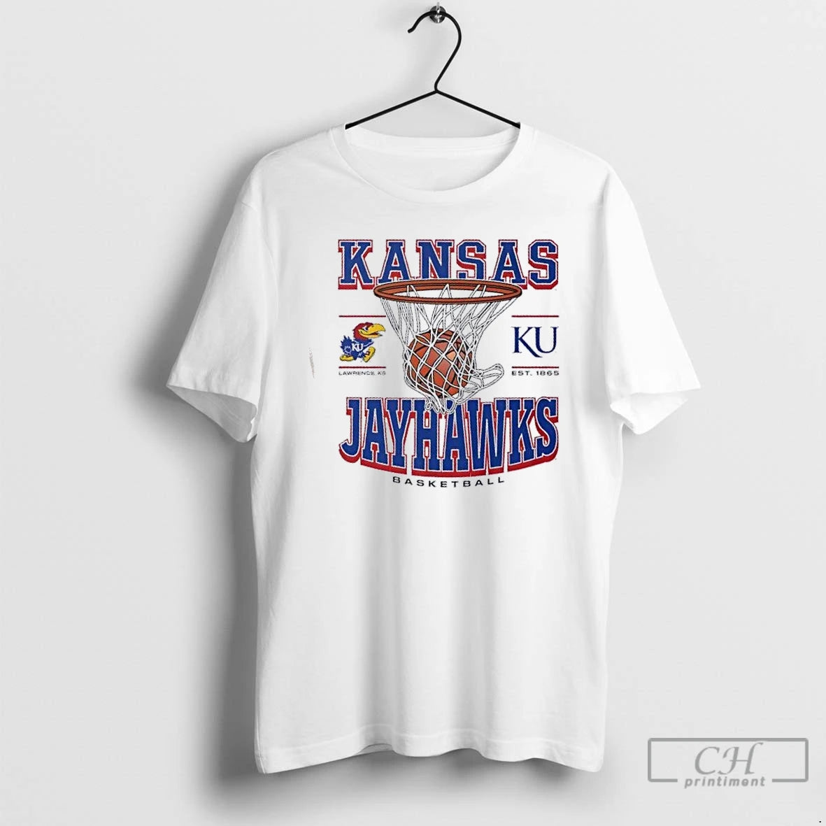 Premium Kansas Jayhawks Basketball Game Time Lawrence Ks Est 1865 T-Shirts, Hoodie, Sweatshirt | HypeCrazeTee.com
