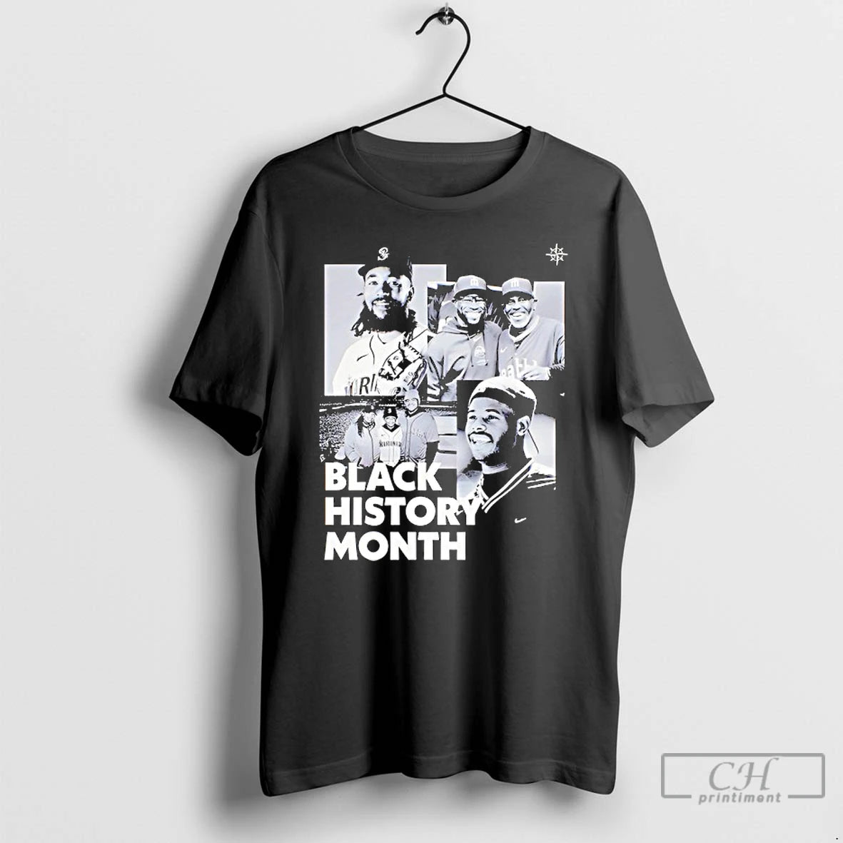 Premium Ken Griffey Seattle Mariners Black History Month T-Shirts, Hoodie, Sweatshirt | HypeCrazeTee.com