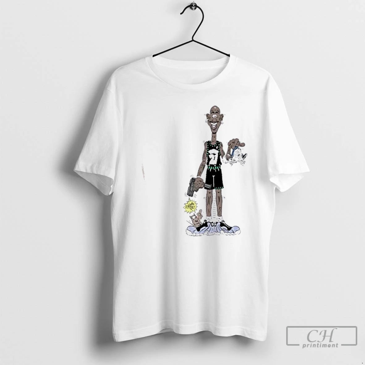 Premium Kevin Garnett Minnesota Timberwolves Caricature T-Shirts, Hoodie, Sweatshirt | HypeCrazeTee.com