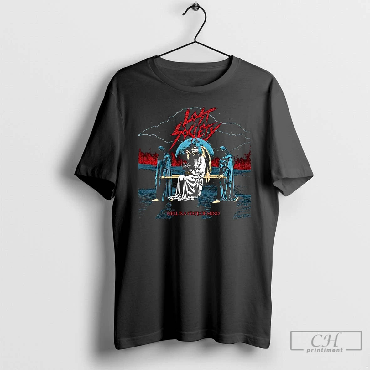 Premium Lost Society Hell Is A State Of Mind 6th March 2026 T Shirts Sweater Hoodie, Sweatshirt | HypeCrazeTee.com
