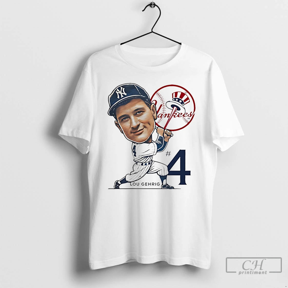 Premium Lou Gehrig New York Yankees Legend Caricature T-Shirts, Hoodie, Sweatshirt | HypeCrazeTee.com