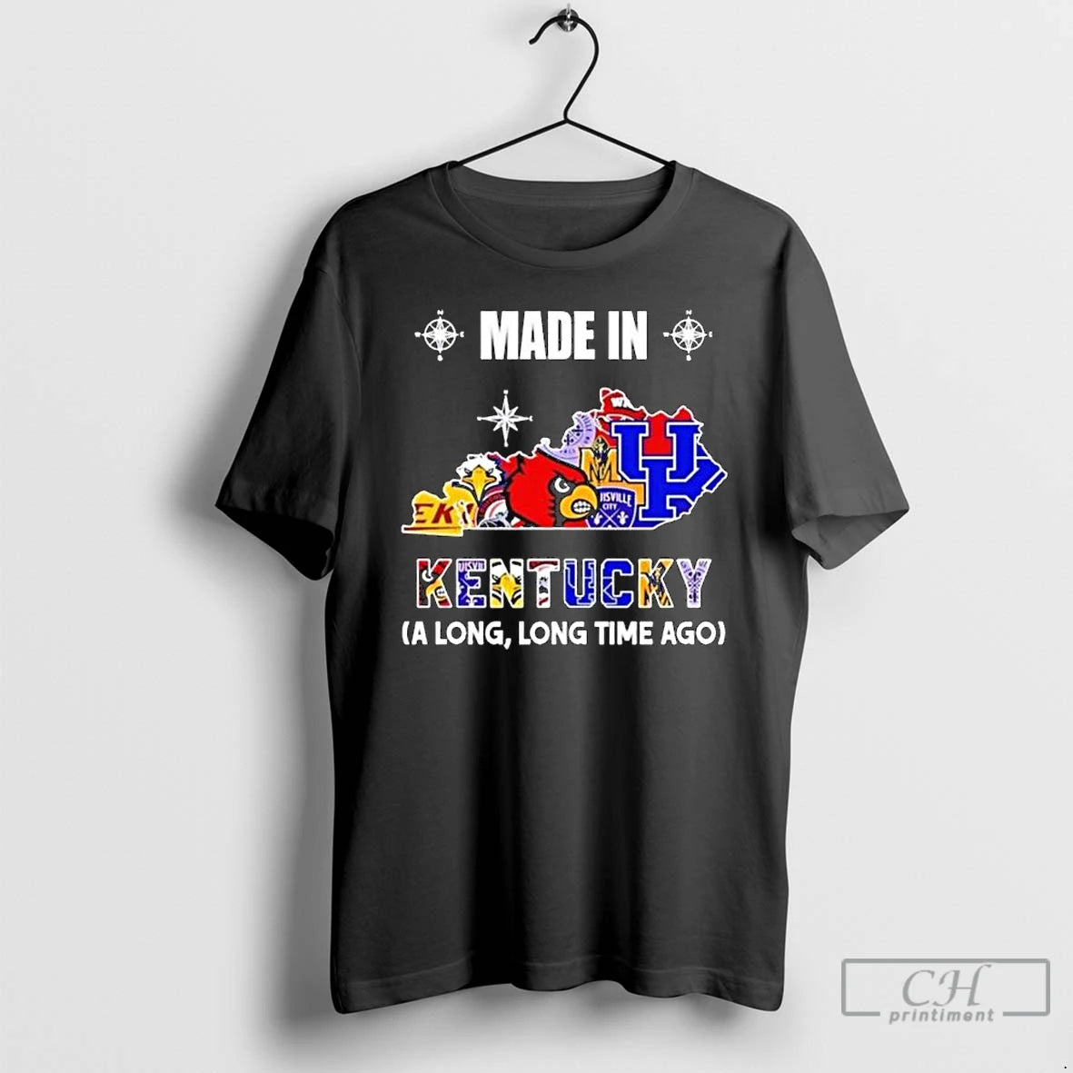 Premium Made In Kentucky A Long Long Time Ago State Logo Map 2026 T Shirts Hoodie, Sweatshirt | HypeCrazeTee.com