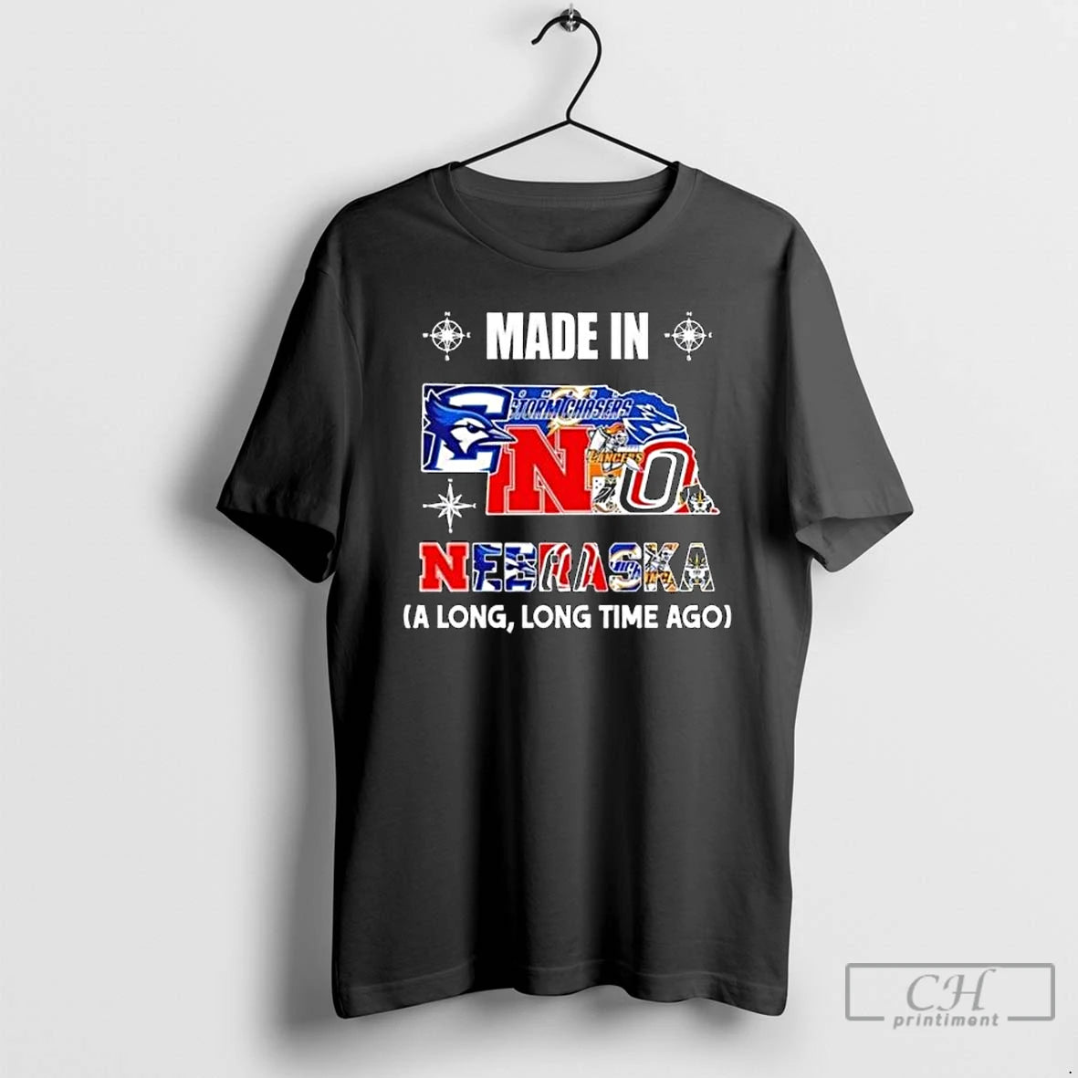 Premium Made In Nebraska A Long Long Time Ago State Logo Map 2026 T Shirts Hoodie, Sweatshirt | HypeCrazeTee.com
