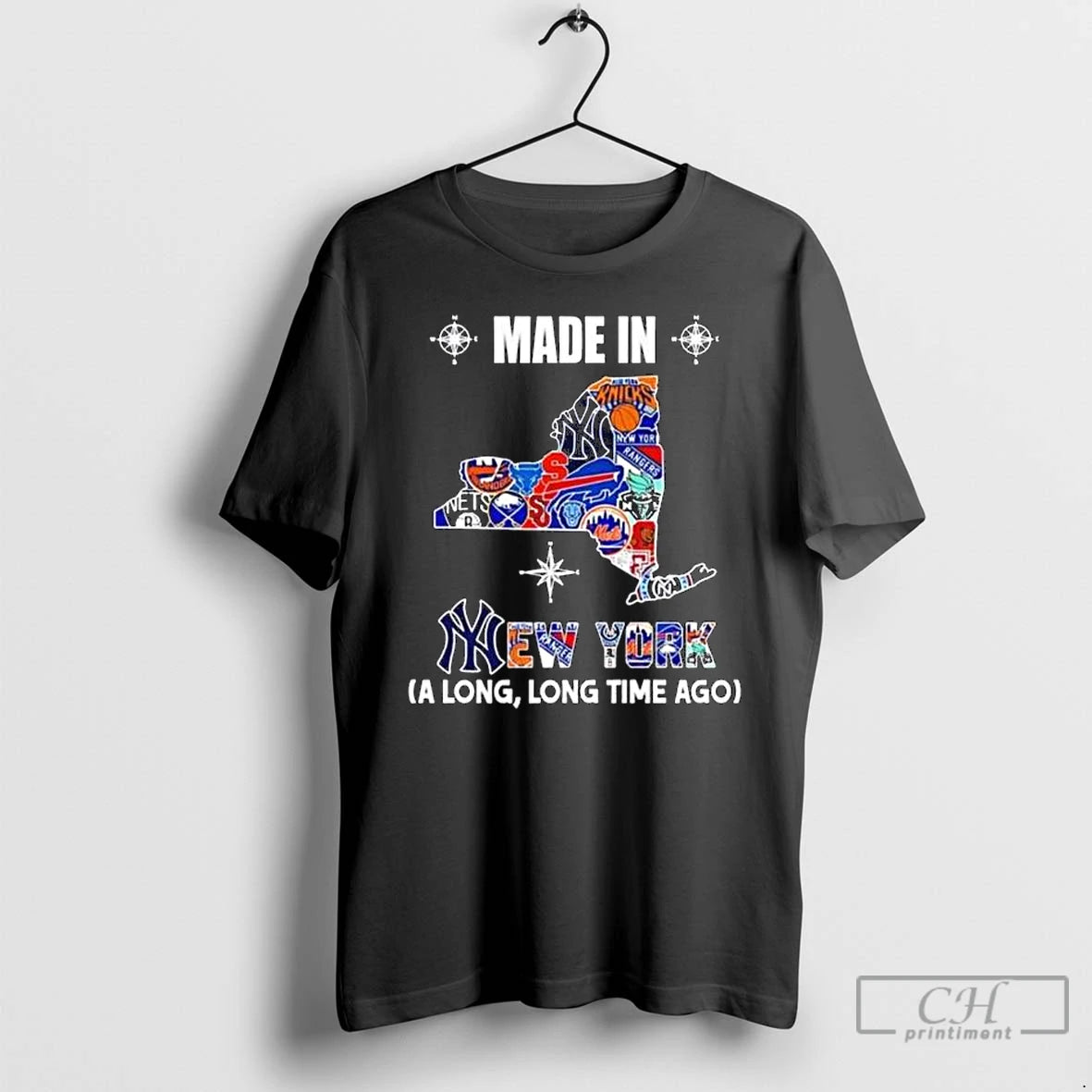 Premium Made In New York A Long Long Time Ago State Logo Map 2026 T-Shirts, Hoodie, Sweatshirt | HypeCrazeTee.com