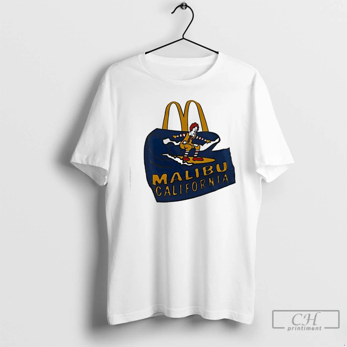 Premium Mcdonalds Malibu California Graphic T-Shirts, Hoodie, Sweatshirt | HypeCrazeTee.com