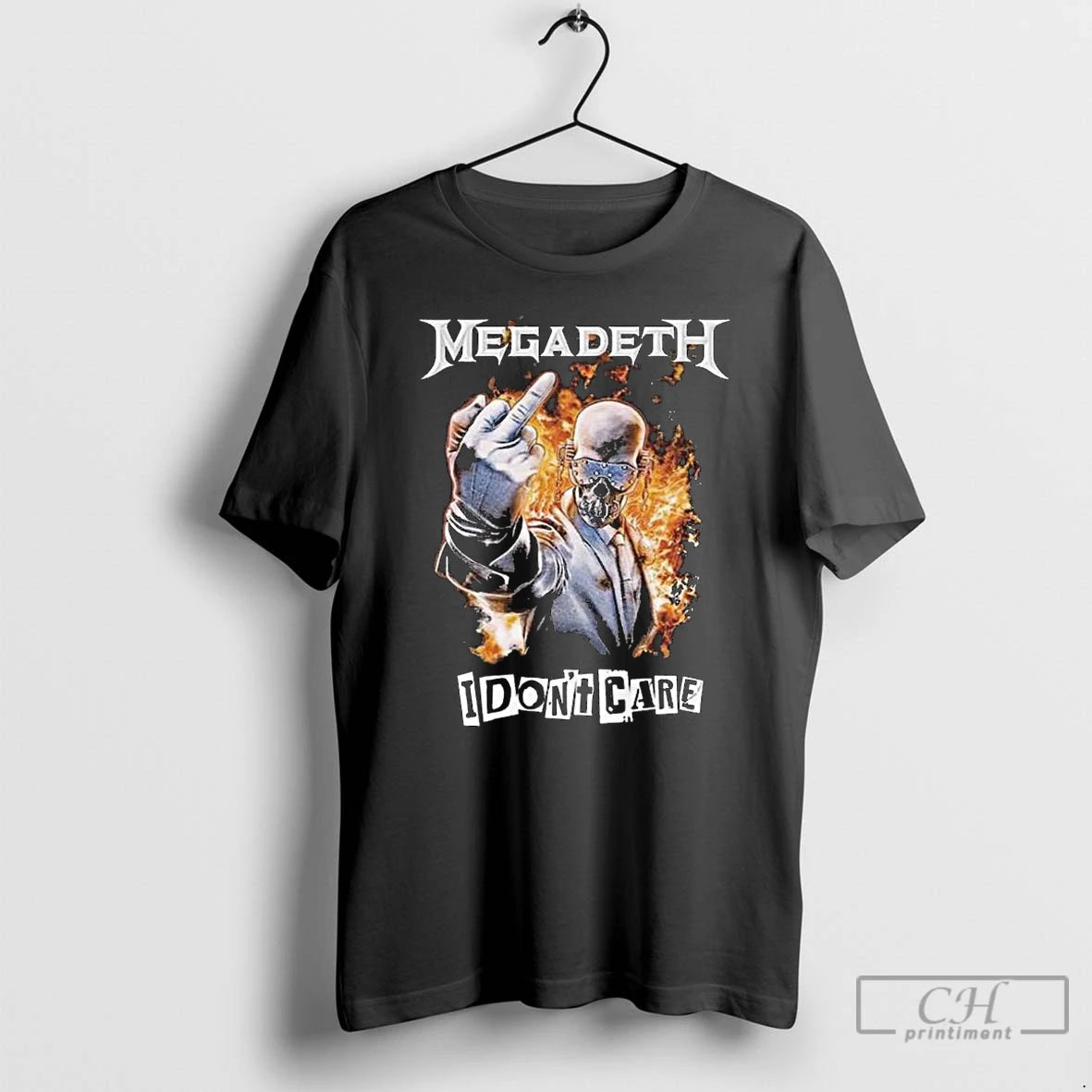 Premium Megadeth I Dont Care T-Shirts, Hoodie, Sweatshirt | HypeCrazeTee.com