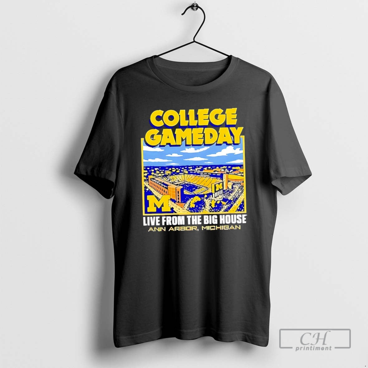 Premium Michigan Wolverines Collage Gameday 2025 Live From The Big House Shirt Sweater Hoodie, Sweatshirt | HypeCrazeTee.com