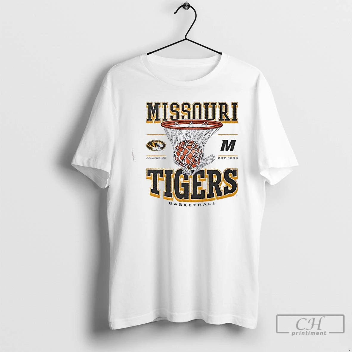 Premium Missouri Tigers Basketball Game Time Columbia Mo Est 1839 T-Shirts, Hoodie, Sweatshirt | HypeCrazeTee.com