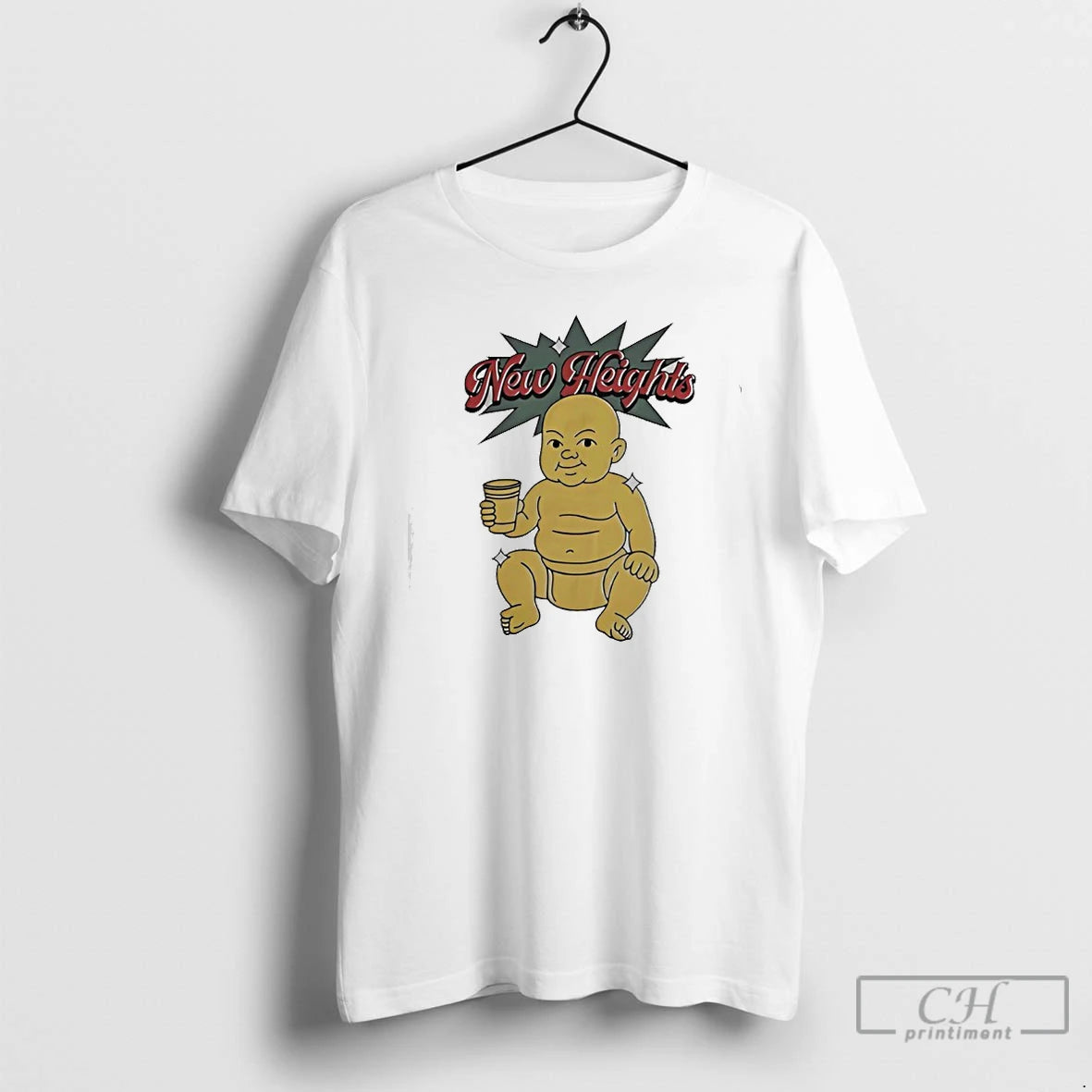 Premium New Heights With Jason Travis Kelce Lombaby Graphic T-Shirts, Hoodie, Sweatshirt | HypeCrazeTee.com