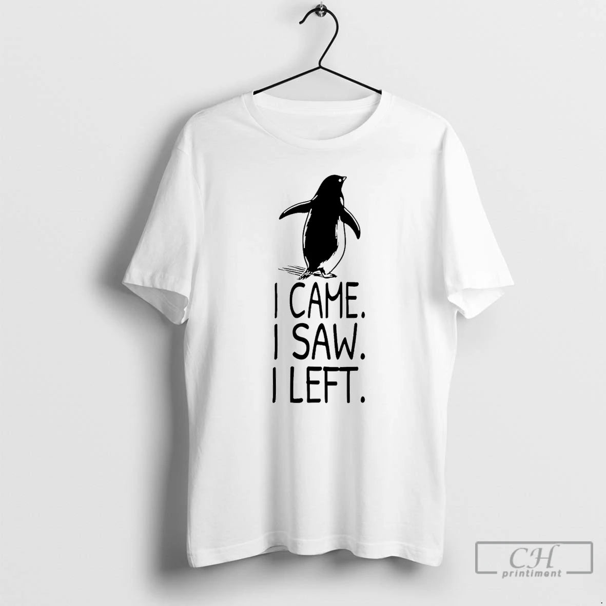 Premium Nihilist Penguin I Came I Saw I Left T-Shirts, Hoodie, Sweatshirt | HypeCrazeTee.com