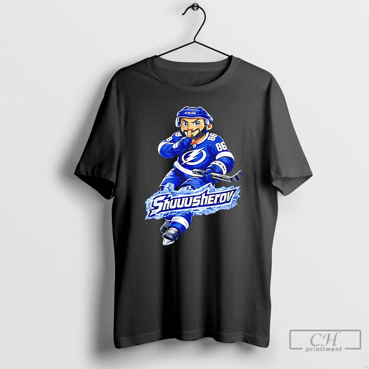 Premium Nikita Kucherov Tampa Bay Lightning Shuuusherov Cartoon T-Shirts, Hoodie, Sweatshirt | HypeCrazeTee.com