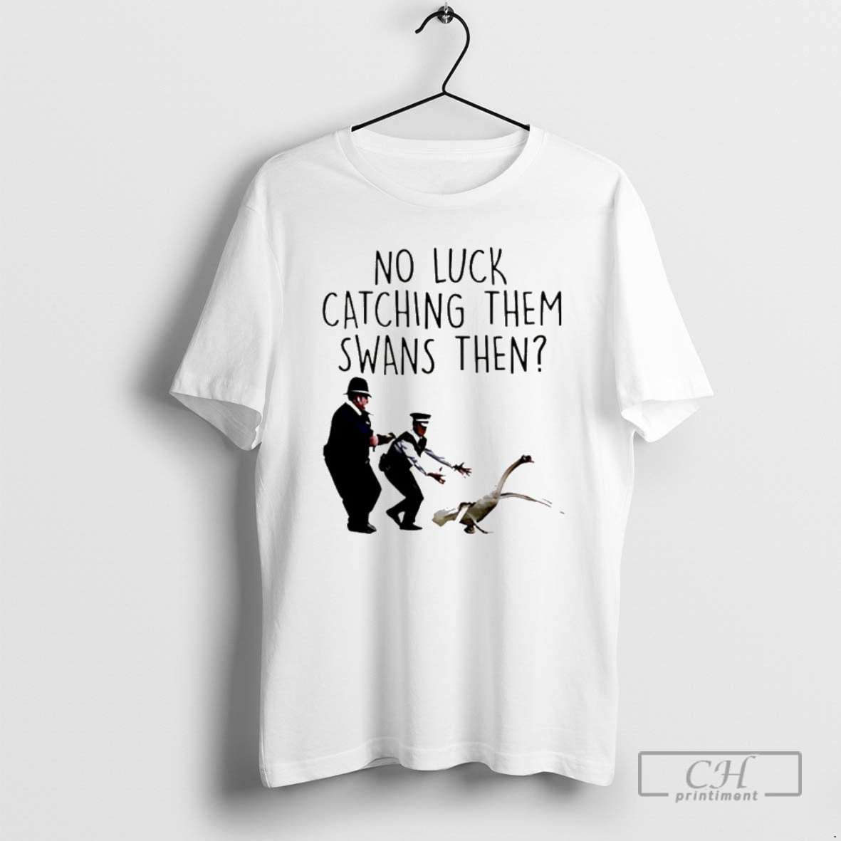 Premium No Luck Catching Them Swans Cornetto Trilogy Christmas Shirt Sweater Hoodie, Sweatshirt | HypeCrazeTee.com