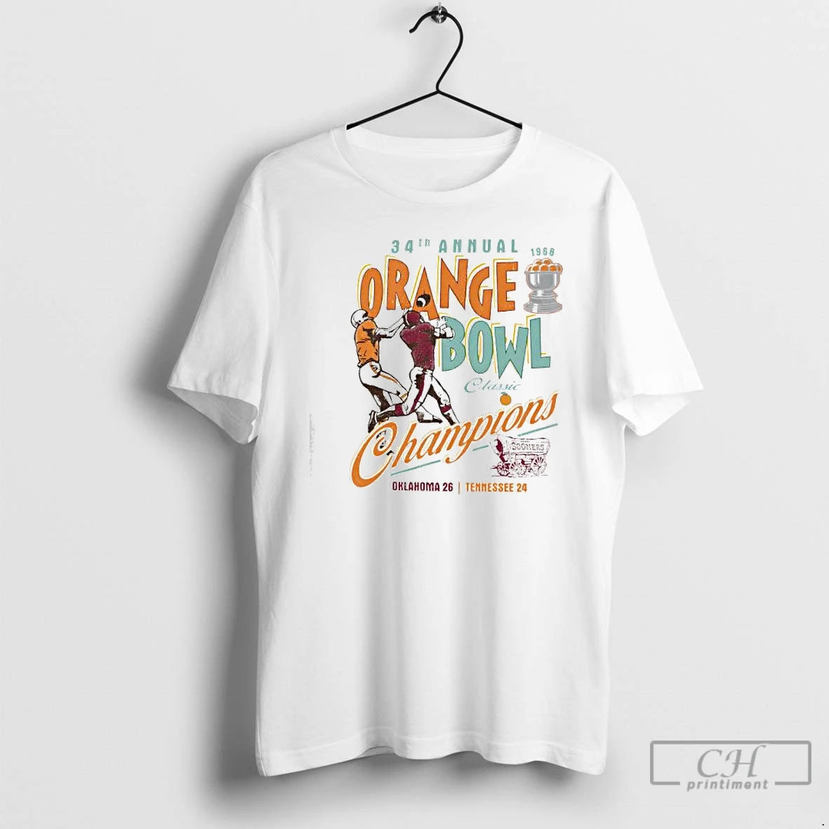 Premium Oklahoma Sooners Orange Bowl Classic Champions 1968 T-Shirts, Hoodie, Sweatshirt | HypeCrazeTee.com
