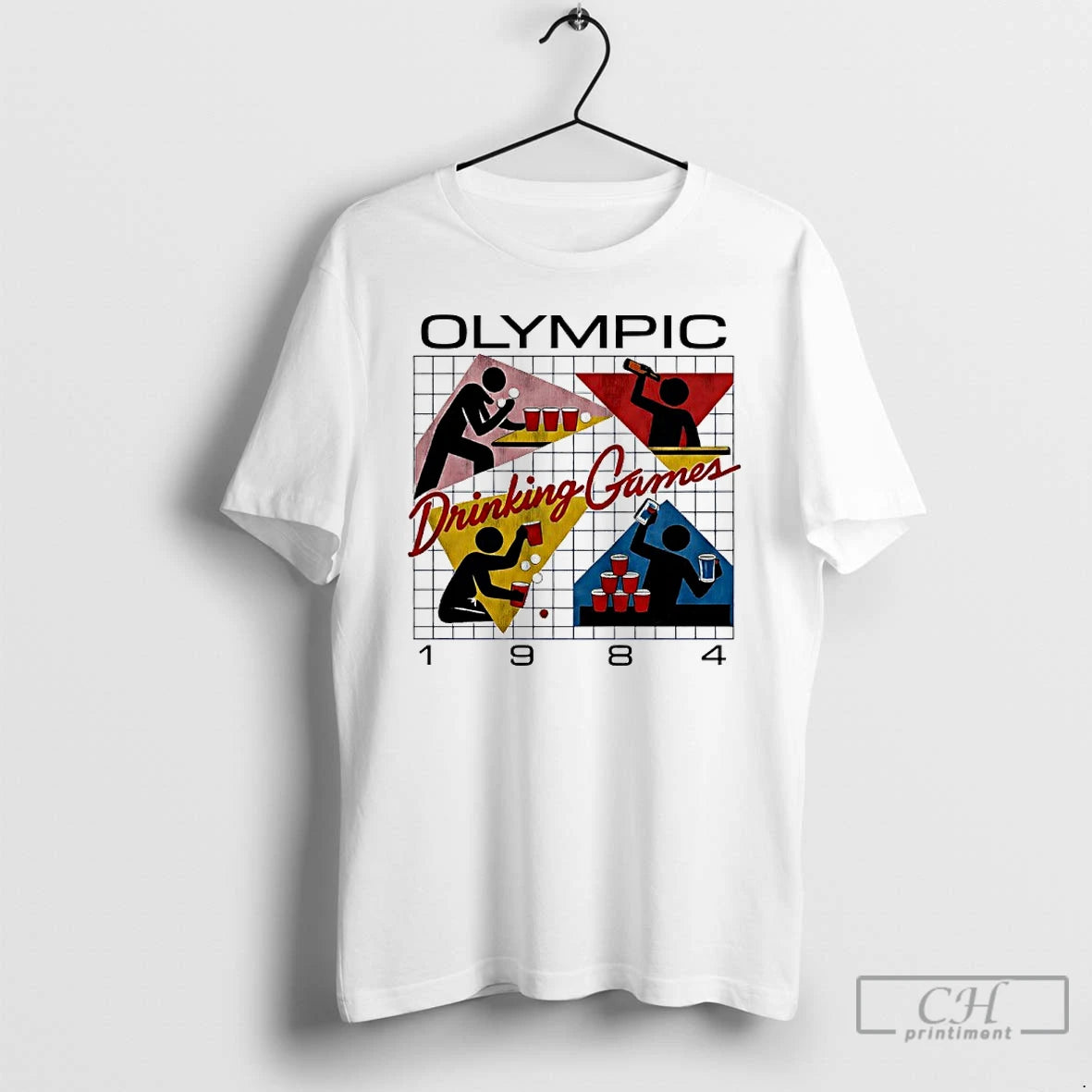 Premium Olympic Drinking Games 1984 Retro T-Shirts, Hoodie, Sweatshirt | HypeCrazeTee.com