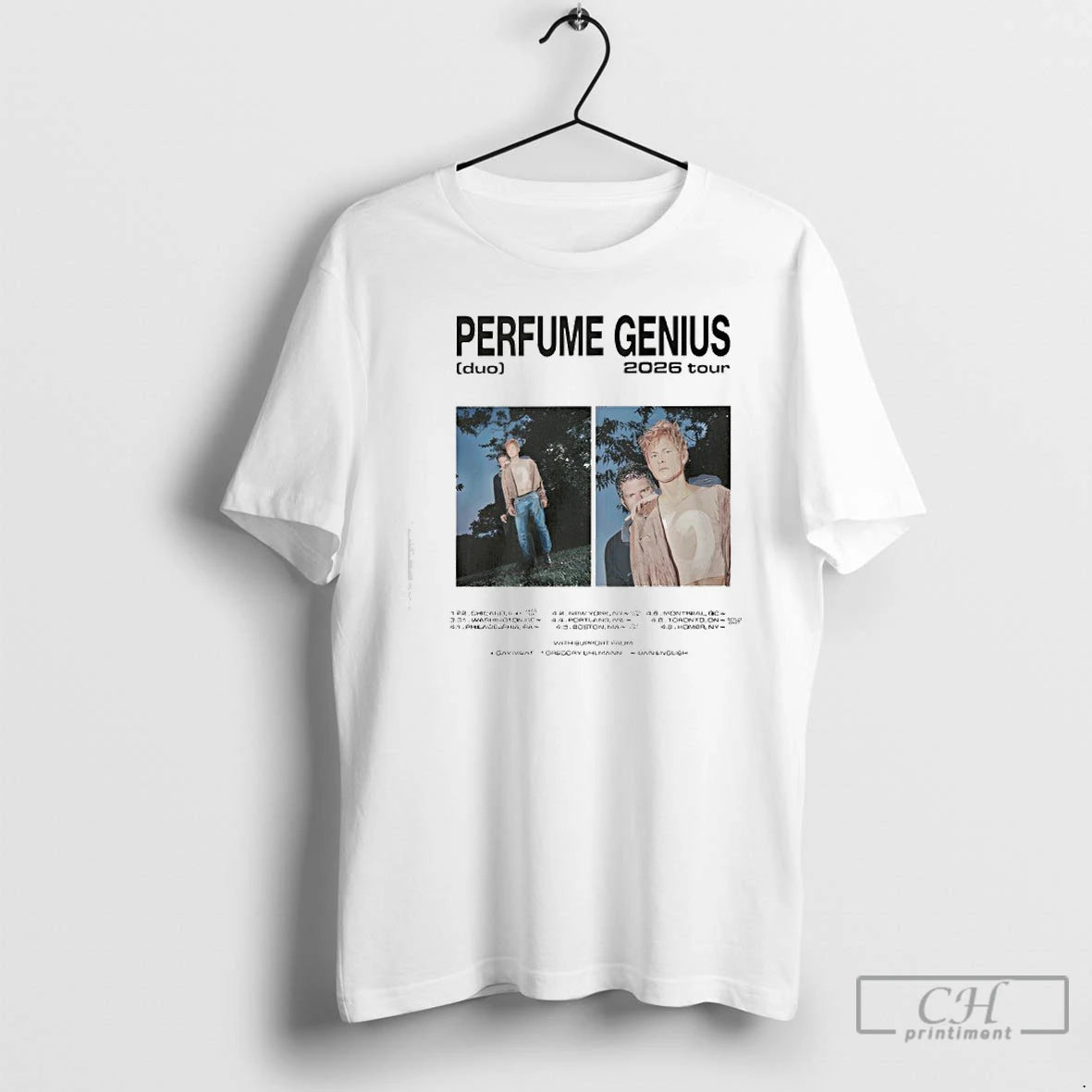 Premium Perfume Genius Duo Tour 2026 T-Shirts, Hoodie, Sweatshirt | HypeCrazeTee.com