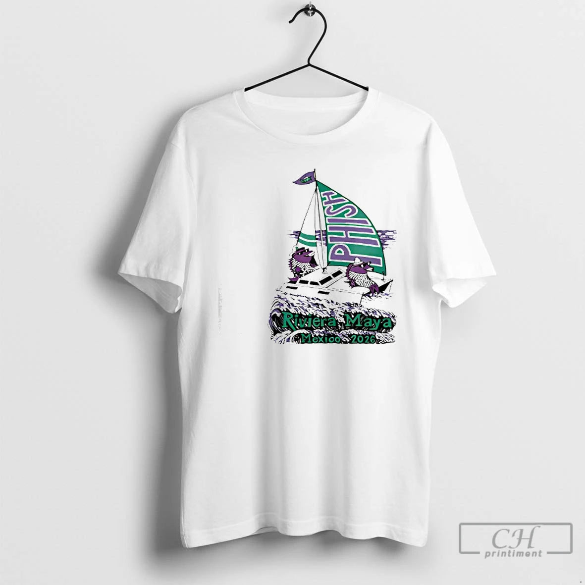 Premium Phish Riviera Maya 2026 Pollock Waves T-Shirts, Hoodie, Sweatshirt | HypeCrazeTee.com