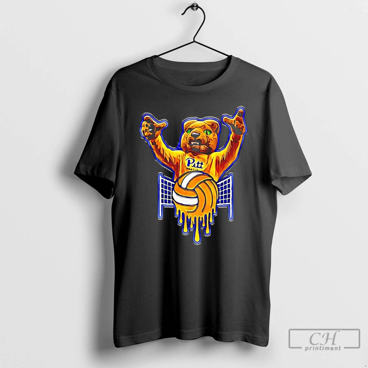 Premium Pittsburgh Panthers Womens Volleyball Roc Mascot T Shirts