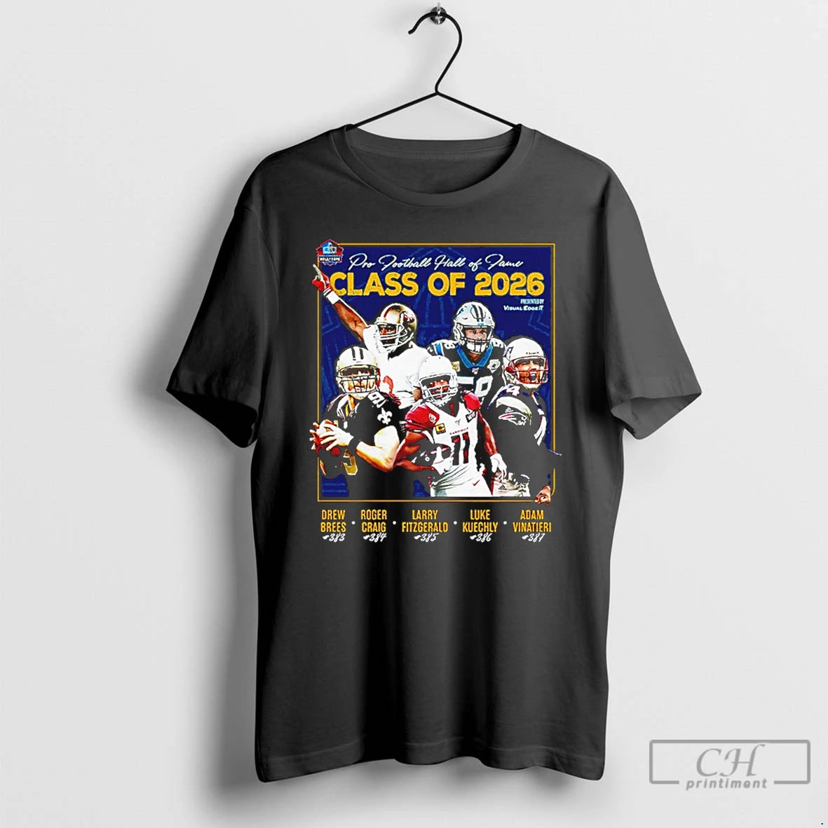 Premium Pro Football Hall Of Fame Class Of 2026 Signature T-Shirts, Hoodie, Sweatshirt | HypeCrazeTee.com