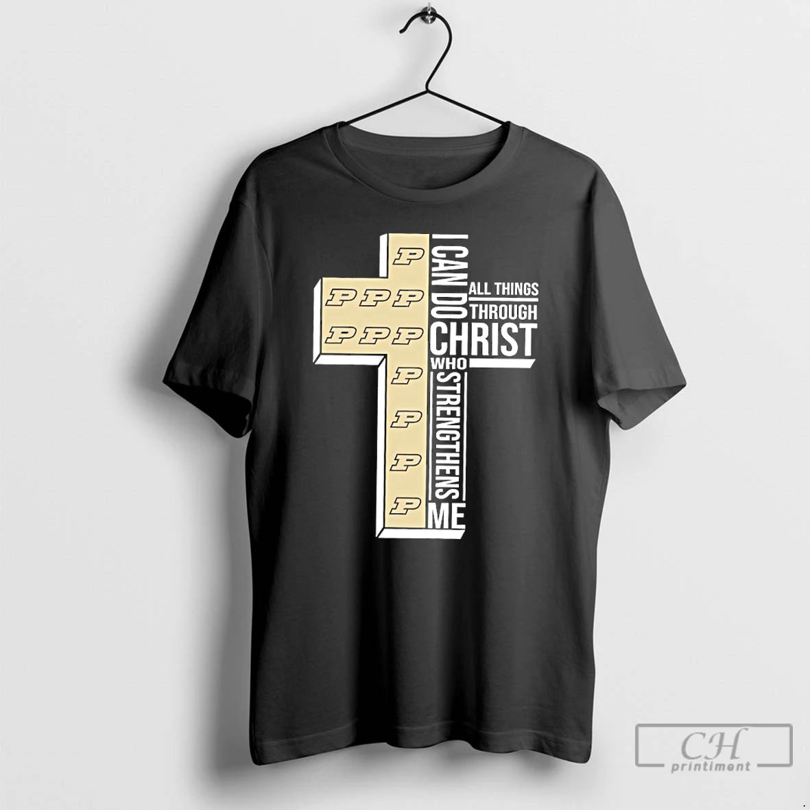 Premium Purdue Boilermakers Womens Basketball I Can All Things Do Through Christ Who Strengthens Me T-Shirts, Hoodie,...