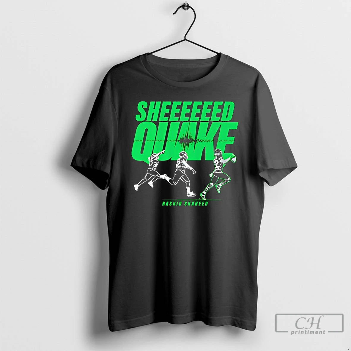 Premium Rashid Shaheed The Sheed Quake T-Shirts, Hoodie, Sweatshirt | HypeCrazeTee.com