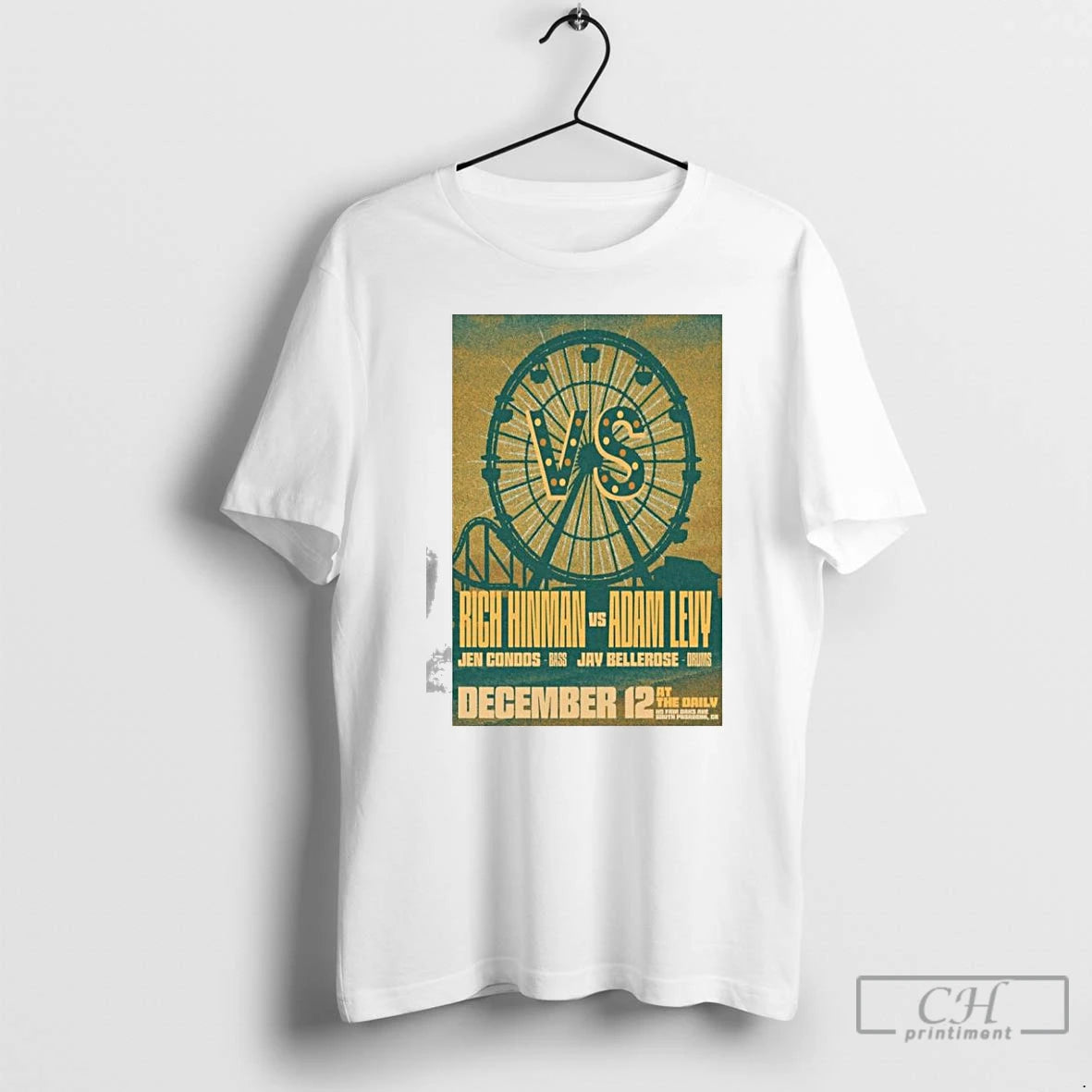 Premium Rich Hinman Vs Adam Levy South Pasadena Ca December 12 2025 Concert T Shirts Hoodie, Sweatshirt | HypeCrazeTee.com