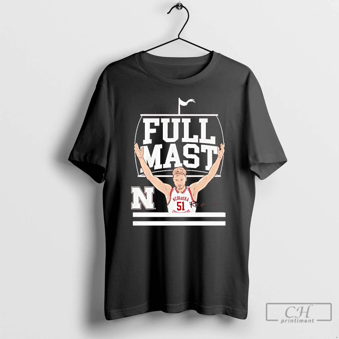 Premium Rienk Mast Full Mast Signature Nebraska Cornhuskers T-Shirts, Hoodie, Sweatshirt | HypeCrazeTee.com