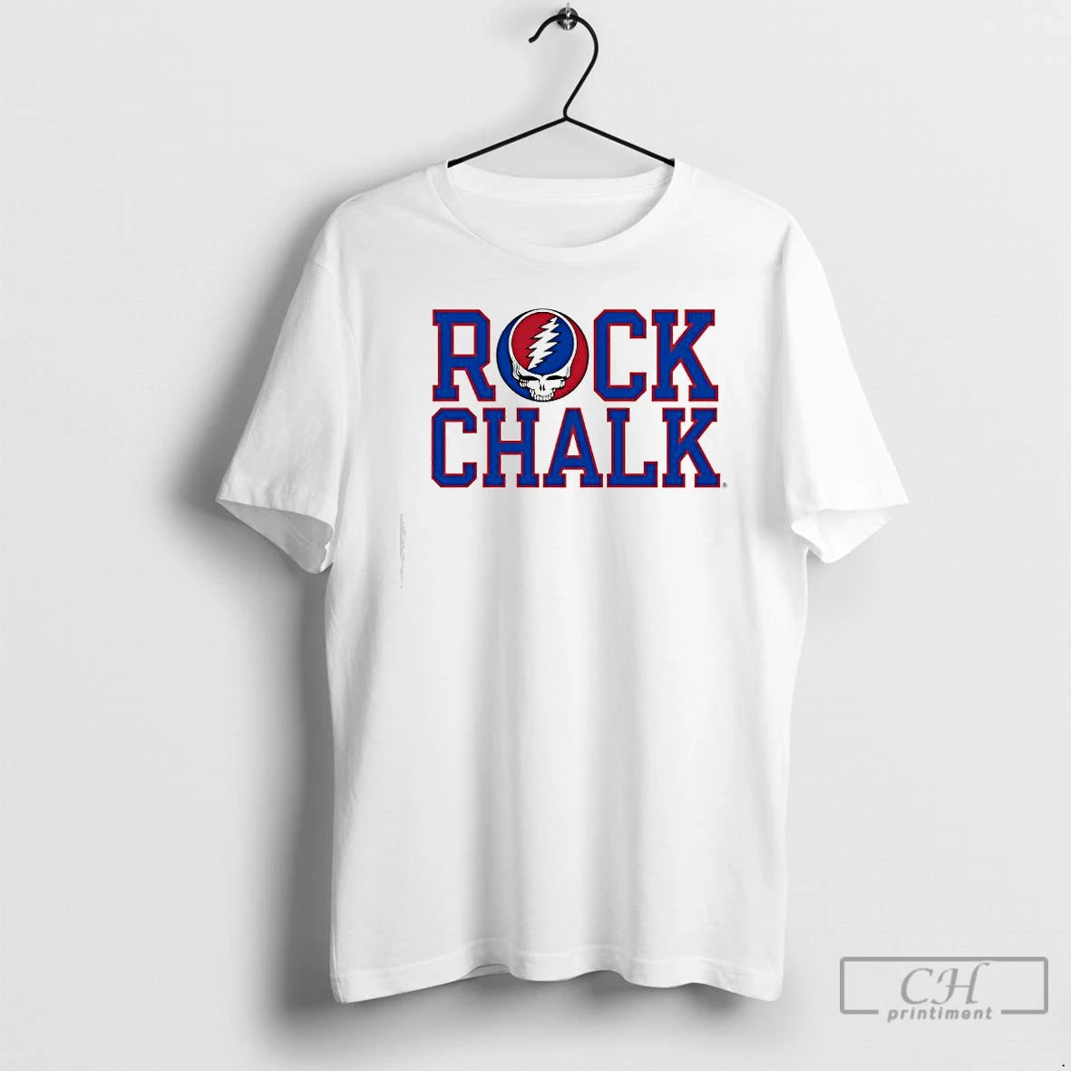 Premium Rock Chalk University Of Kansas And The Grateful Dead T-Shirts, Hoodie, Sweatshirt | HypeCrazeTee.com