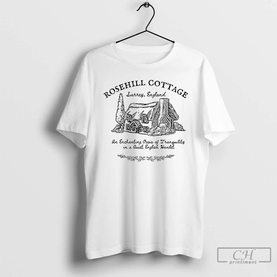 Premium Rosehill Cottage The Holiday Movie Romcom T-Shirts, Hoodie, Sweatshirt | HypeCrazeTee.com