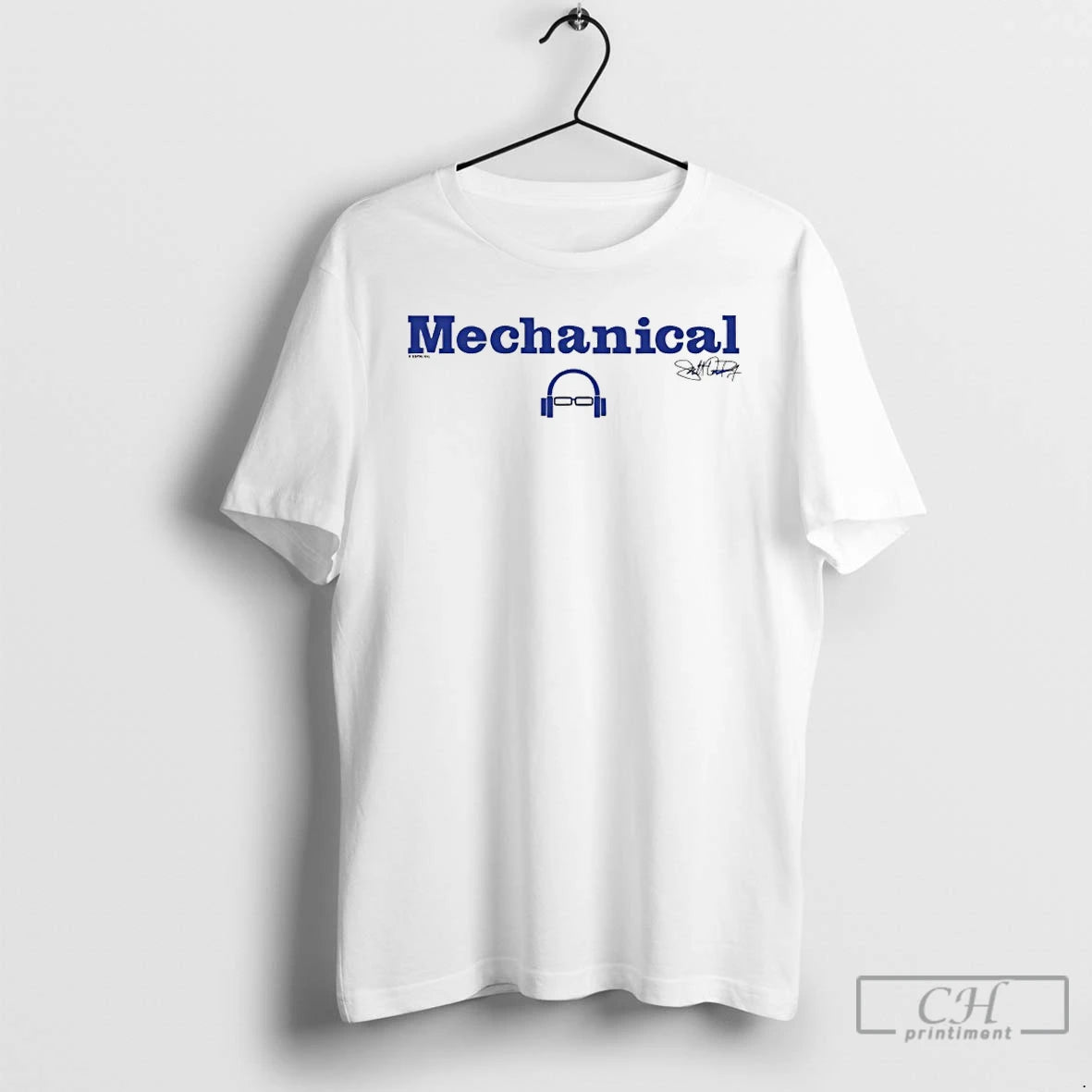 Premium Scott Van Pelt Mechanical Signature T-Shirts, Hoodie, Sweatshirt | HypeCrazeTee.com