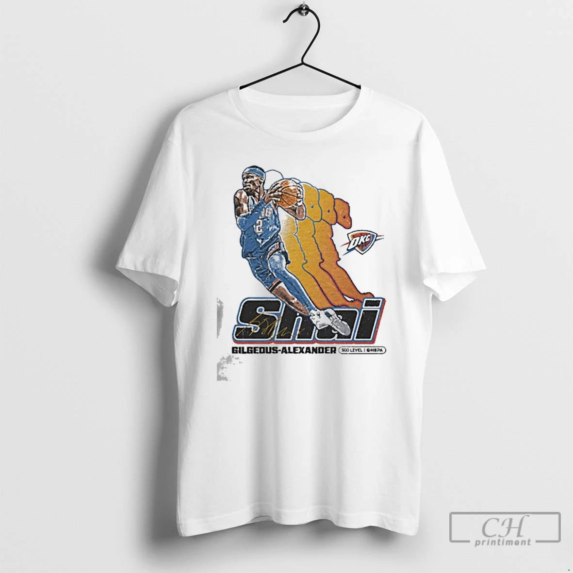 Premium Shai Gilgeous Alexander Oklahoma City Thunder Retro T-Shirts, Hoodie, Sweatshirt | HypeCrazeTee.com