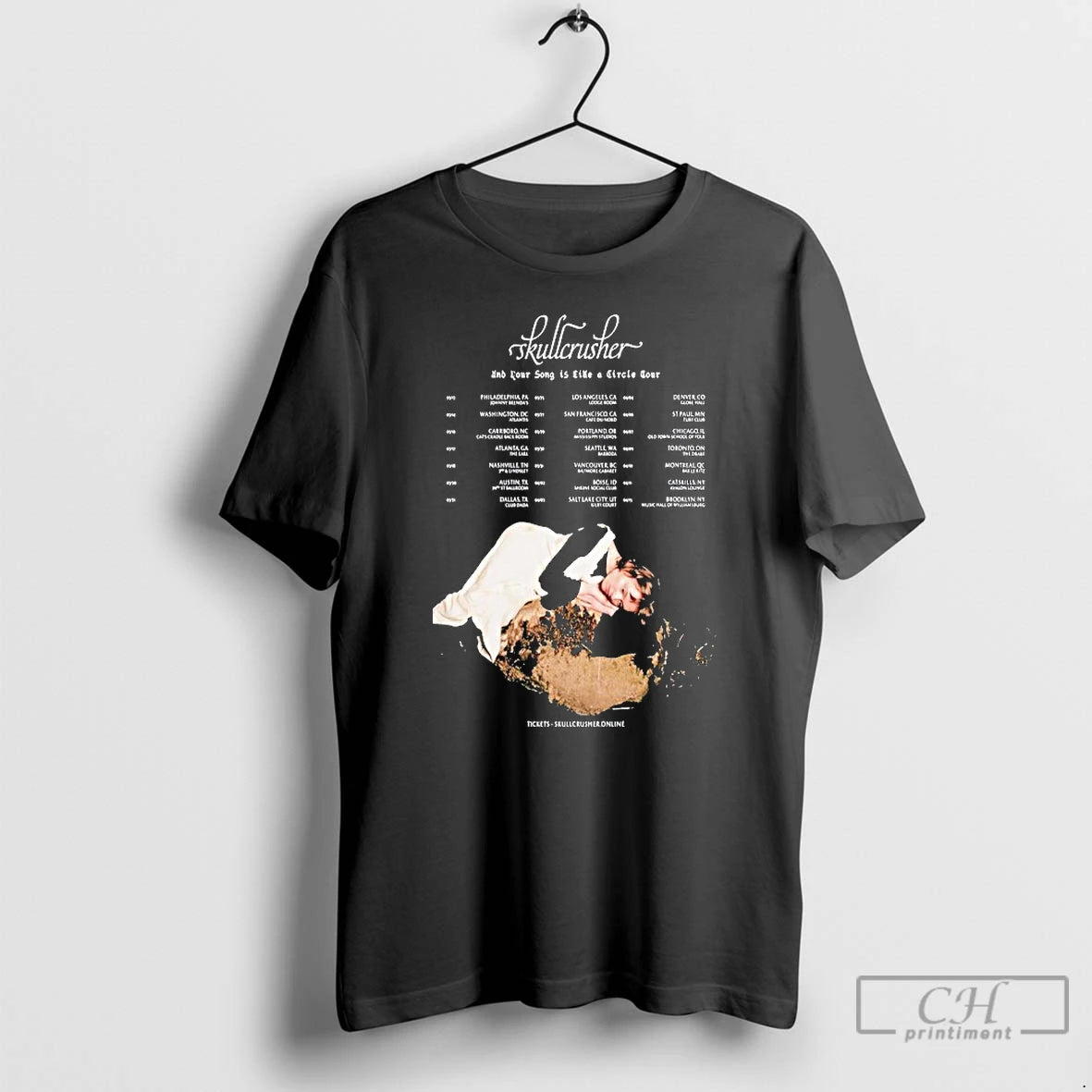 Premium Skullcrusher And Your Song Is Like A Circle Tour 2026 T Shirts