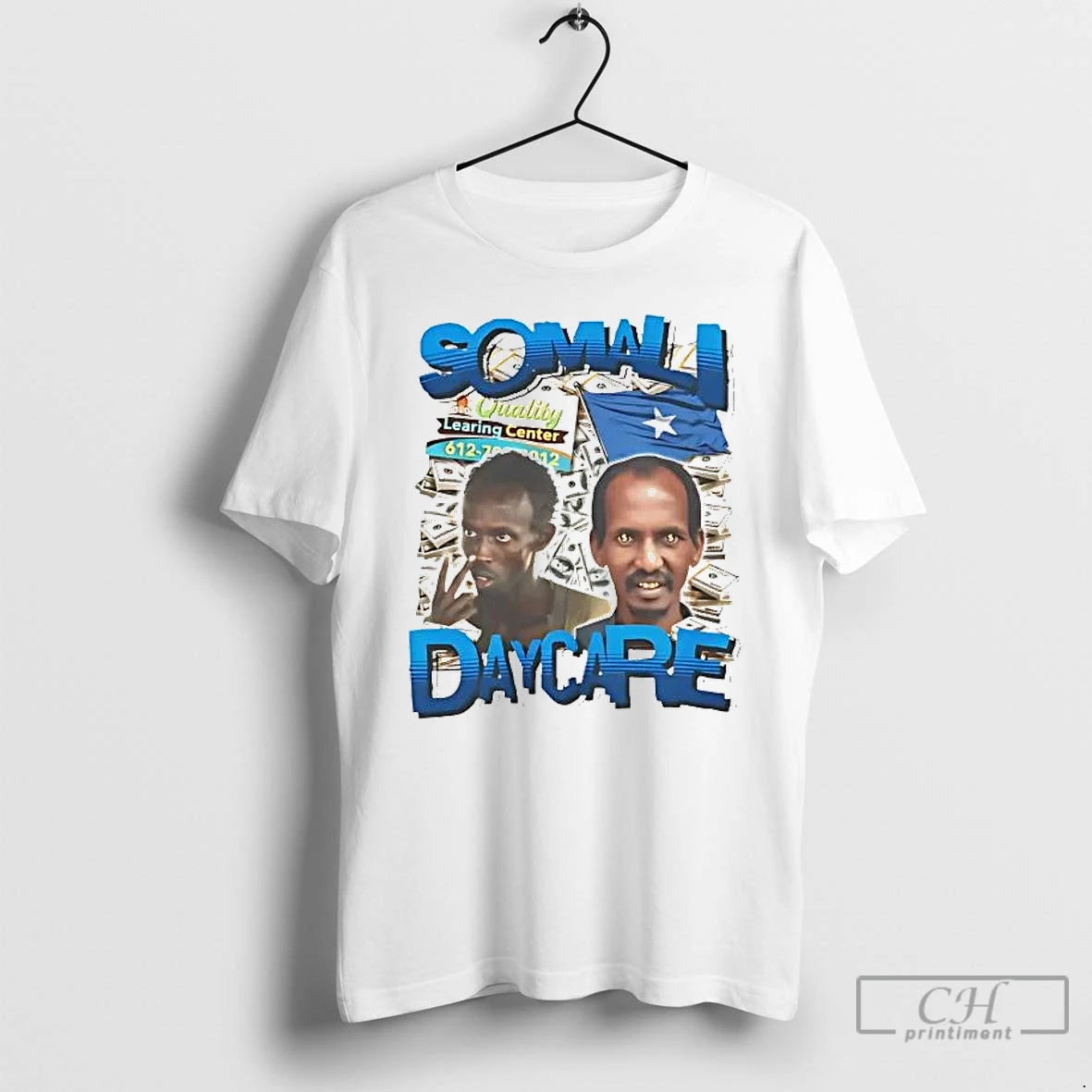 Premium Somali Daycare Quality Learing Center Money T-Shirts, Hoodie, Sweatshirt | HypeCrazeTee.com