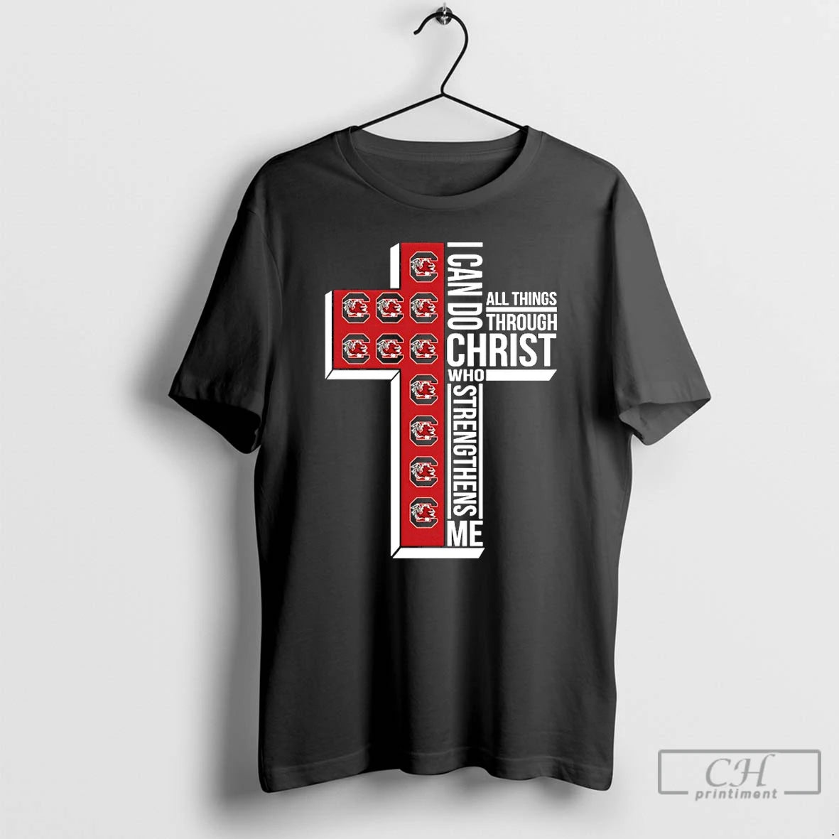 Premium South Carolina Womens Basketball I Can All Things Do Through Christ Who Strengthens Me T-Shirts, Hoodie, Sweatshirt