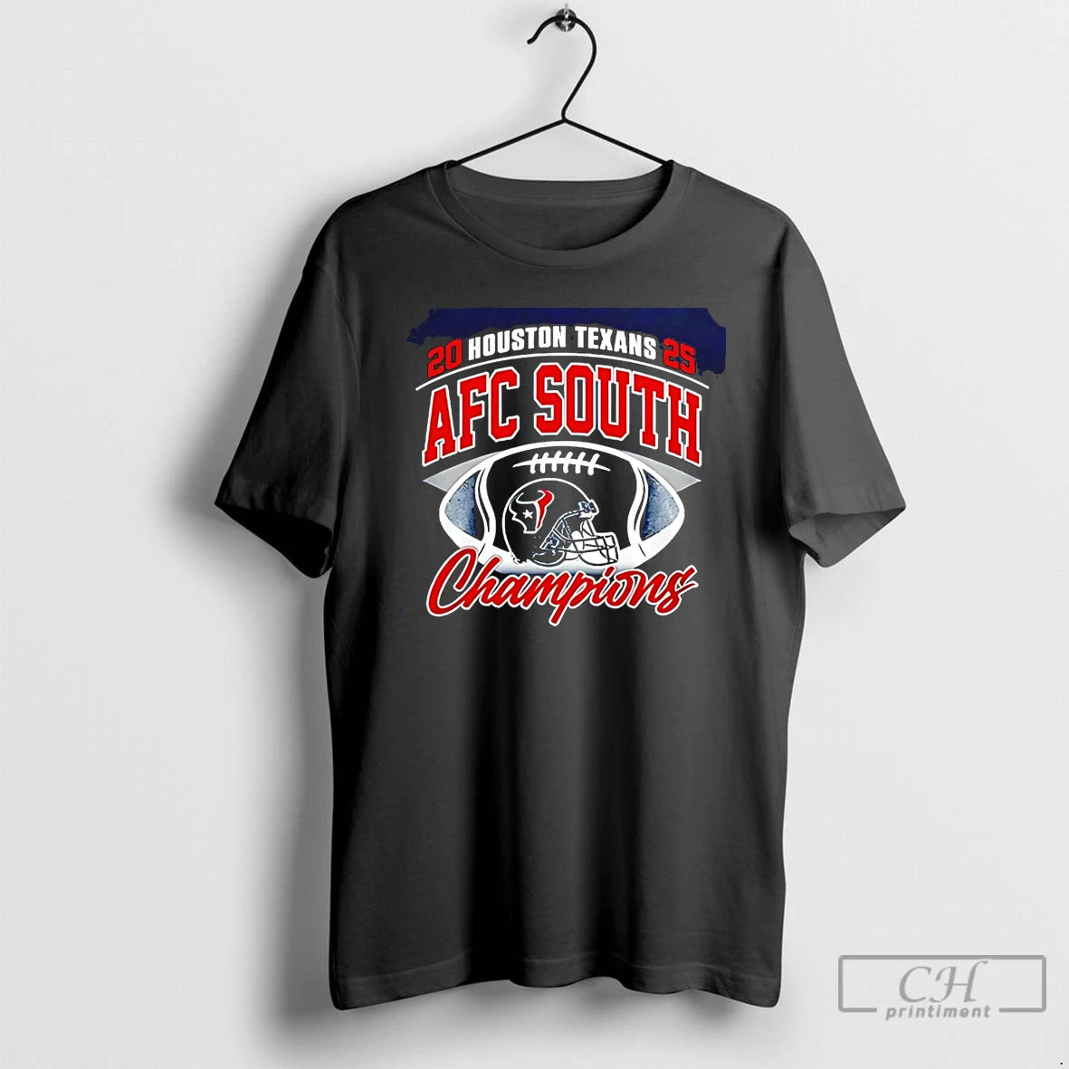 Premium Texans 2025 Afc South Champions T-Shirts, Hoodie, Sweatshirt | HypeCrazeTee.com